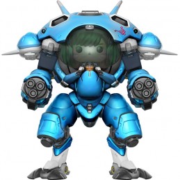 Funko Funko Pop! 15 cm Jeux Vidéo Overwatch D. Va with Meka (Blueberry) Edition Limitée