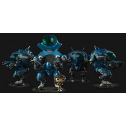 Funko Funko Pop! 15 cm Jeux Vidéo Overwatch D. Va with Meka (Blueberry) Edition Limitée