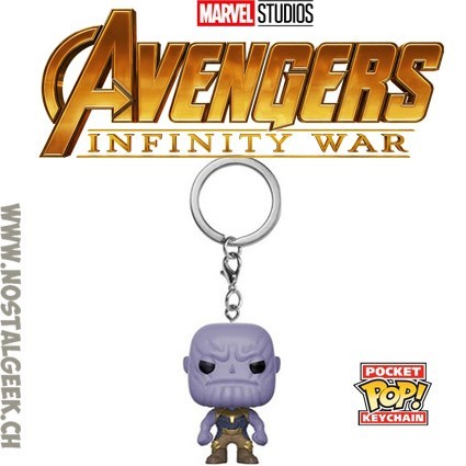 Funko Funko Pop Pocket Keychain Avengers Infinity War Thanos Vinyl Figure