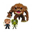 Funko Pop! Star Wars Rancor with Luke Skywalker and Slave Oola limited edtion pack