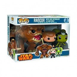 Funko Funko Pop! Star Wars Rancor with Luke Skywalker and Slave Oola limited edtion pack