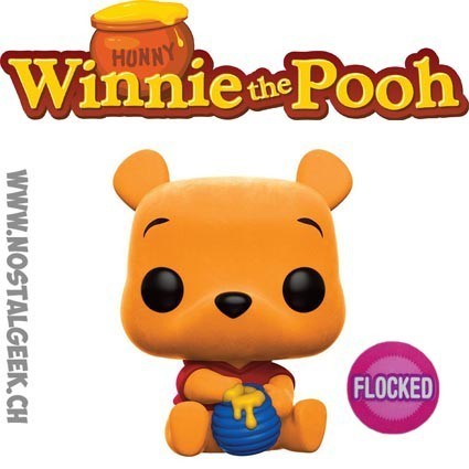 winnie the pooh flocked funko valentine's day