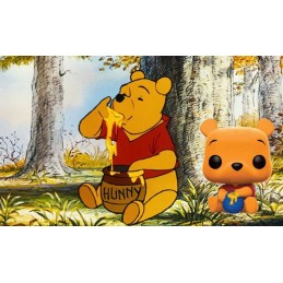 Funko Funko Pop Disney Winnie the Pooh Flockée Edition Limitée Boîte abîmée