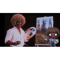 Funko Funko Pop Marvel Deadpool as Bob Ross Vinyl Figure