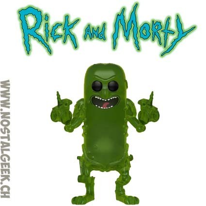 Funko Funko Pop Rick and Morty Pickle Rick (Translucent) Edition Limitée