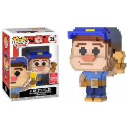 Funko Funko Pop 8-bit SDCC 2018 Wreck-it Ralph - Fix-It Felix Exclusive Vaulted Vinyl Figure