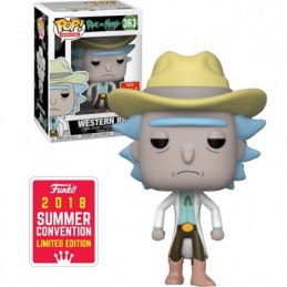 Funko Funko Pop Rick And Morty SDCC 2018 Western Rick Exclusive Vaulted Vinyl Figure