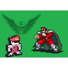 Capcom Street Fighter M. Bison Pixel Pals Light up