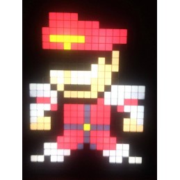 Capcom Street Fighter M. Bison Pixel Pals Light up