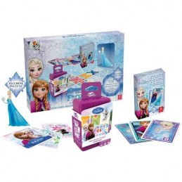 Disney Reine des Neiges Coffret Cadeau 2 jeux + Figurine