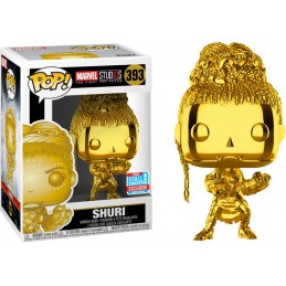 Funko Funko Pop Marvel NYCC 2018 Black Panther Shuri Gold Chrome Edition limitée