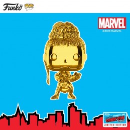 Funko Funko Pop Marvel NYCC 2018 Black Panther Shuri Gold Chrome Edition limitée