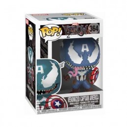 Funko Funko Pop Marvel Venom Venomized Captain America (Rare) Vinyl Figure