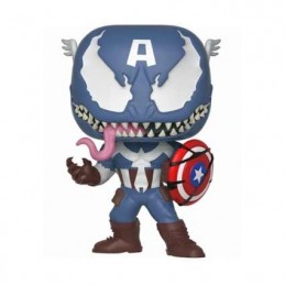 Funko Funko Pop Marvel Venom Venomized Captain America (Rare) Vinyl Figure