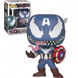 Funko Funko Pop Marvel Venom Venomized Captain America (Rare) Vinyl Figure