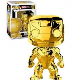 Funko Funko Pop Marvel Studio 10th Anniversary Iron man (Gold Chrome) Edition Limitée