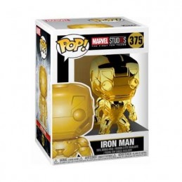 Funko Funko Pop Marvel Studio 10th Anniversary Iron man (Gold Chrome) Edition Limitée