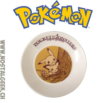 Toy Pokemon Pocket Monsters Sepia Graffiti Mini Plate Geek Suisse Shop