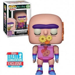 Funko Pop N°438 NYCC 2018 Rick and Morty Gearhead Vaulted Edition Limitée