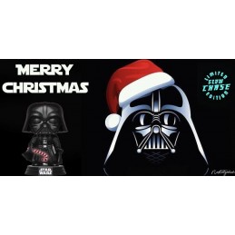 Funko Funko Pop Star Wars Holiday Darth Vader (Candy Cane) Chase Phosphorescent Edition Limitée