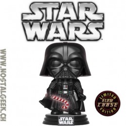 Funko Pop Star Wars Holiday Darth Vader (Candy Cane) Chase Phosphorescent Edition Limitée
