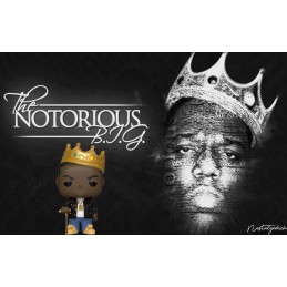 Funko Funko Pop Rocks Notorious B.I.G. with Crown Vinyl Figure