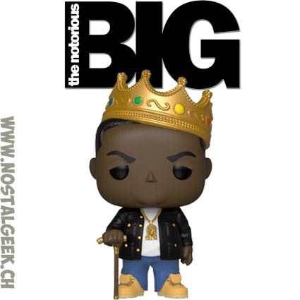 Funko Pop N°77 Rocks Notorious B.I.G. with Crown Vinyl Figur Funko Pop N°77 Rocks Notorious B.I.G. with Crown Vinyl Figur