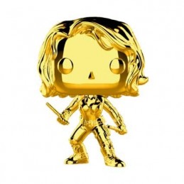 Funko Funko Pop Marvel Studio 10th Anniversary Black Widow (Gold Chrome) Edition Limitée