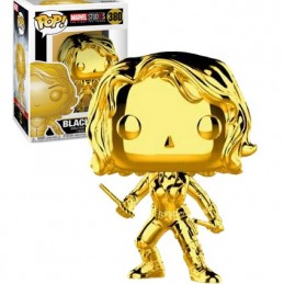 Funko Funko Pop Marvel Studio 10th Anniversary Black Widow (Gold Chrome) Edition Limitée