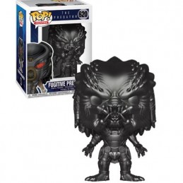 Funko Funko Pop Movies The Predator Fugitive Predator Gun Metal Edition limitée