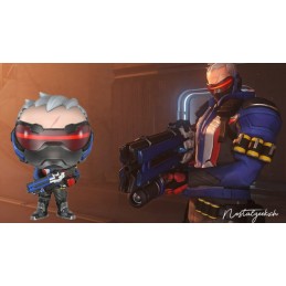 Funko Funko Pop Games Overwatch Soldier:76 Edition Limitée Exclusive Vinyl Figure