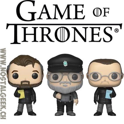 Funko Funko Pop Game Of Thrones NYCC 2018 The Creators 3-pack Exclusive Vinyl Figure