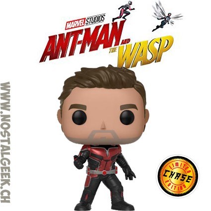 Funko Funko Pop Marvel Ant-Man and The Wasp - Ant-man (Unmasked) Chase Edition limitée