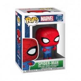 Funko Funko Pop! N°397 Marvel Holidays Spider-Man (Ugly Sweater) Weihnachten