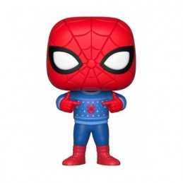 Funko Funko Pop! N°397 Marvel Holidays Spider-Man (Ugly Sweater) Weihnachten