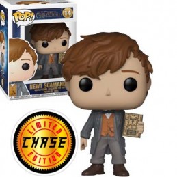 Funko Funko Pop! Movies Fantastic Beasts 2 Newt Scamander (Book) Chase Edition Limitée