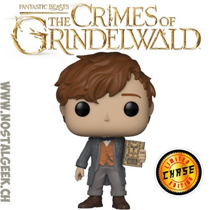 Funko Funko Pop! Movies Fantastic Beasts 2 Newt Scamander (Book) Chase Edition Limitée