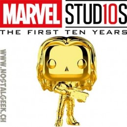 Funko Funko Pop Marvel Studio 10th Anniversary Gamora (Gold Chrome) Exclusive Vinyl Figure