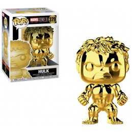 Funko Funko Pop Marvel Studio 10th Anniversary Hulk (Gold Chrome) Exclusive Vinyl Figure