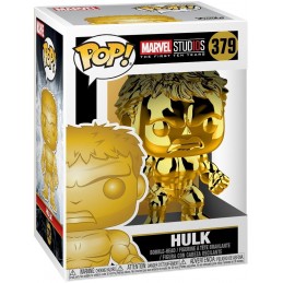 Funko Funko Pop Marvel Studio 10th Anniversary Hulk (Gold Chrome) Exclusive Vinyl Figure