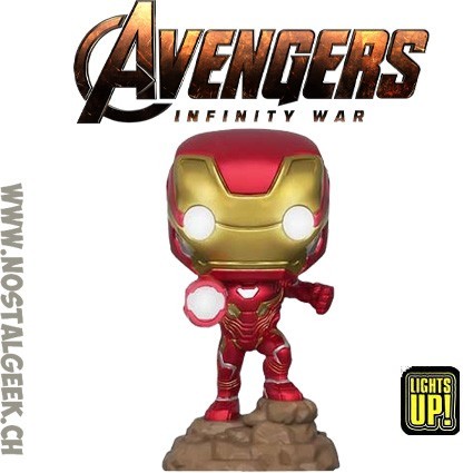Funko Funko Pop Marvel Avengers Infinity War Iron Man (Light Up) Exclusive Vinyl Figure