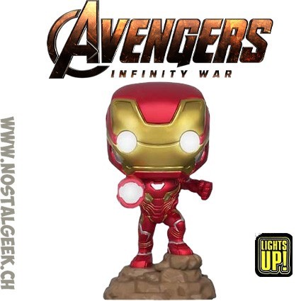 funko pop iron man light up