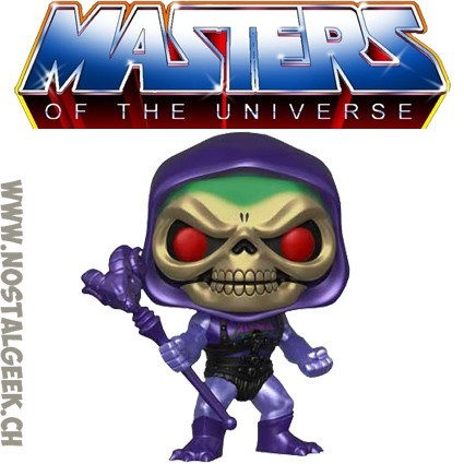 Funko Funko Pop Masters of The Universe Battle Armor Skeletor (Metallic) Edition Limitée
