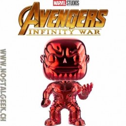 Funko Funko Pop Marvel Avengers Infinity War Thanos (Red Chrome) Editions Limitée