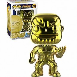 Funko Funko Pop Marvel Avengers Infinity War Thanos (Yellow Chrome) Editions Limitée