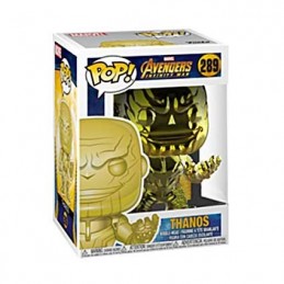 Funko Funko Pop Marvel Avengers Infinity War Thanos (Yellow Chrome) Editions Limitée