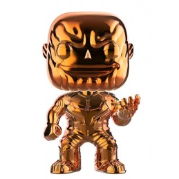 Funko Funko Pop Marvel Avengers Infinity War Thanos (Orange Chrome) Editions Limitée Boîte légèrement abimée