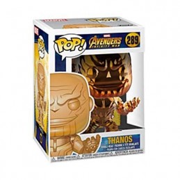 Funko Funko Pop Marvel Avengers Infinity War Thanos (Orange Chrome) Editions Limitée Boîte légèrement abimée
