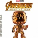 Funko Pop Marvel Avengers Infinity War Thanos (Orange Chrome) Editions Limitée Boîte légèrement abimée