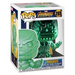 Funko Funko Pop Marvel Avengers Infinity War Thanos (Green Chrome) Vaulted Editions Limitée